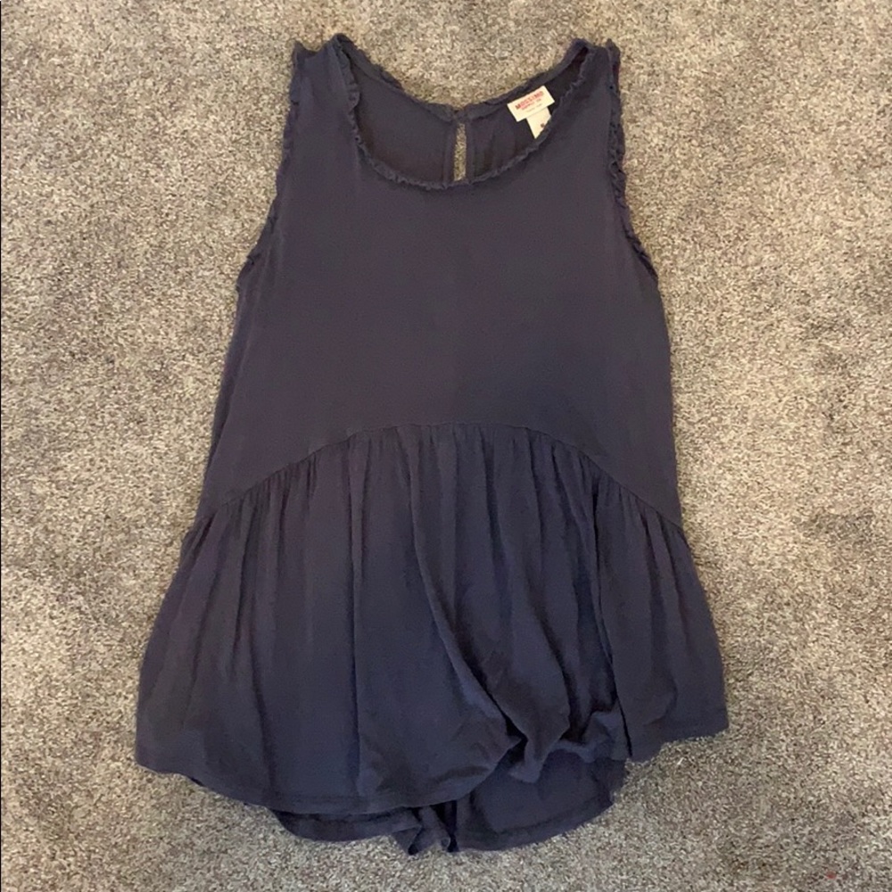 peplum tank top